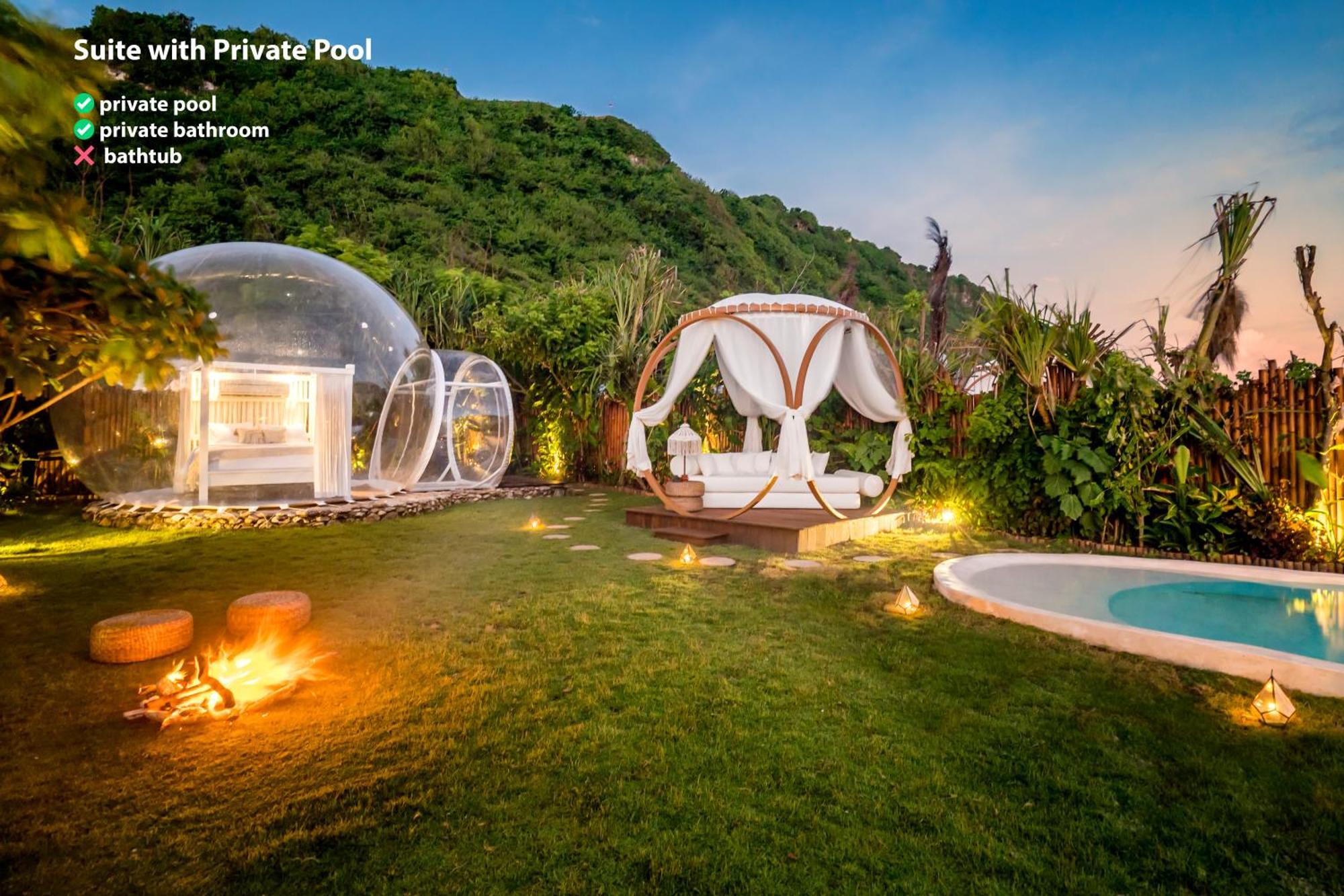 Bubble Hotel Nyang Nyang - Adults Only Uluwatu Exterior foto